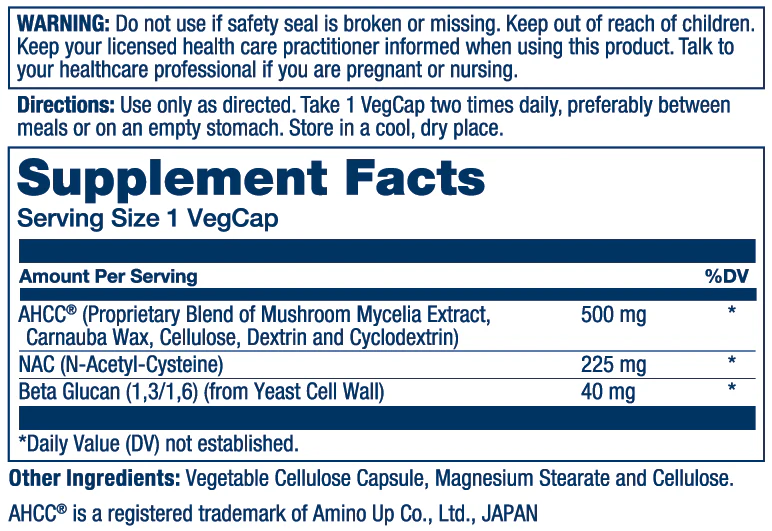 AHCC + NAC & Beta Glucan - Image 2