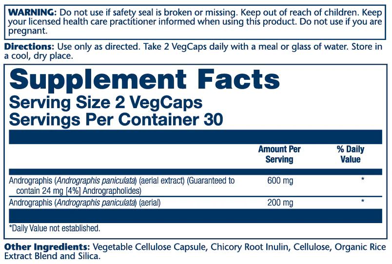 Andrographis Extract 600mg - Image 2