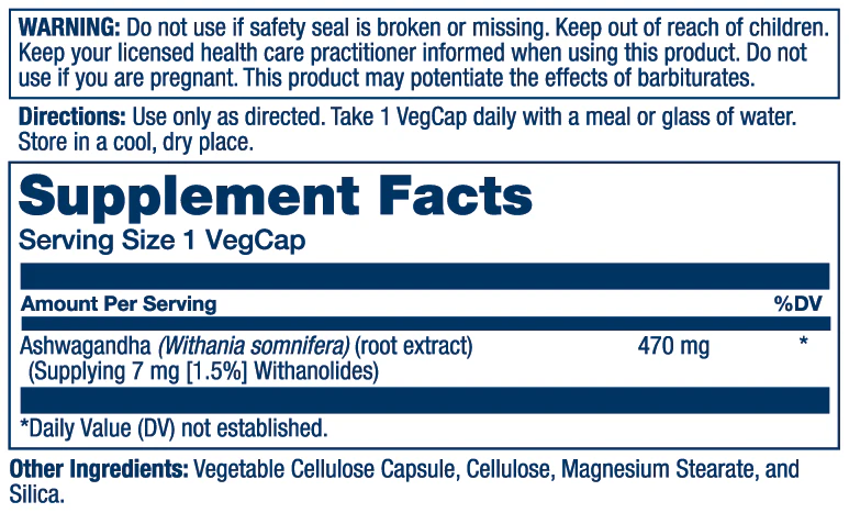 Ashwagandha Root Extract 470mg - Image 2
