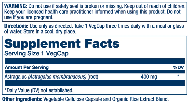 Astragalus Root 400mg - Image 4