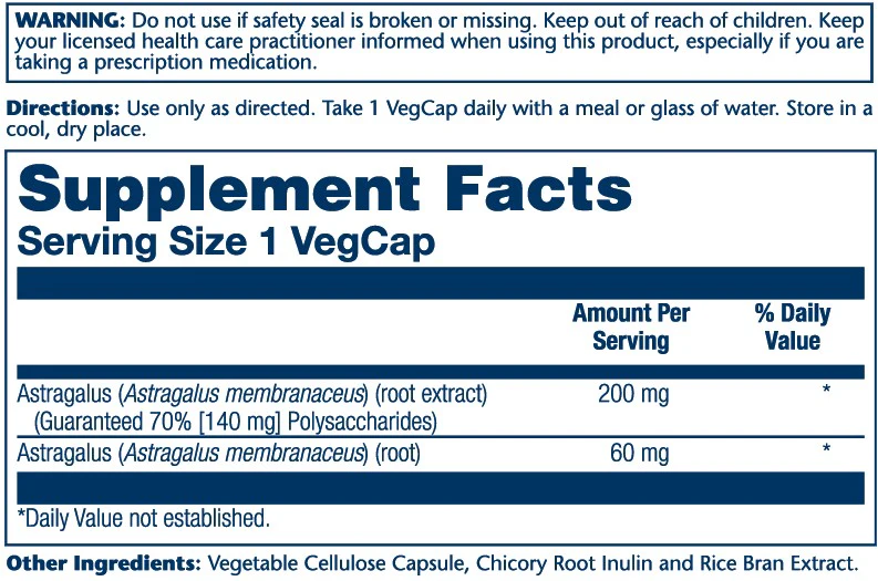 Astragalus Root Extract 200mg - Image 2