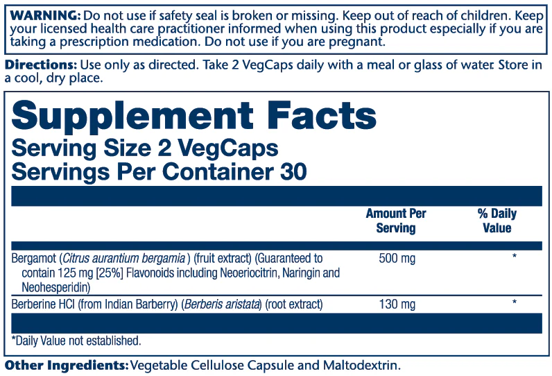 Bergamot Extract 500mg - Image 2