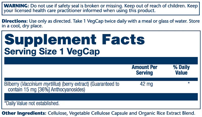Bilberry Extract 42mg - Image 3