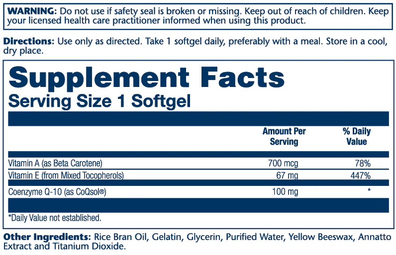 Bio CoQ-10 100mg - Image 3