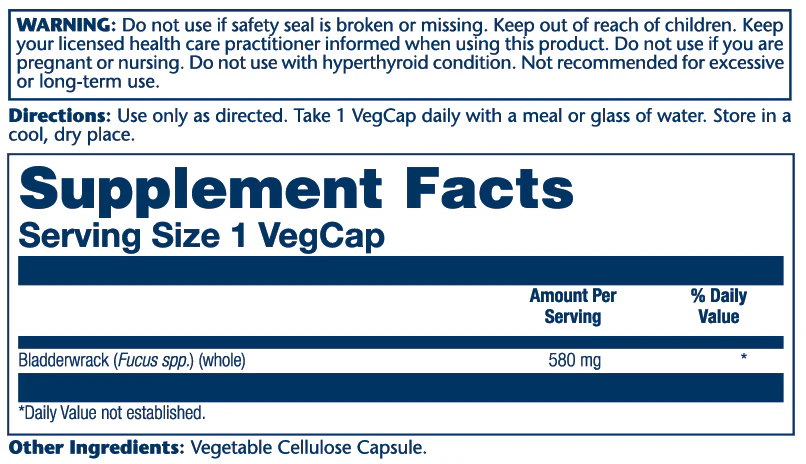 Bladderwrack Seaweed 580mg - Image 2