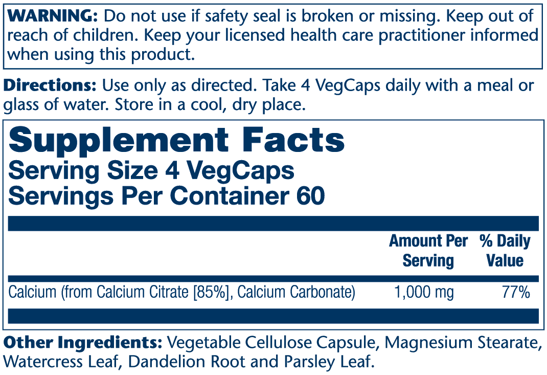 Calcium Citrate 1000mg - Image 4