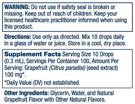 Grapefruit Seed Extract 100mng - Image 2