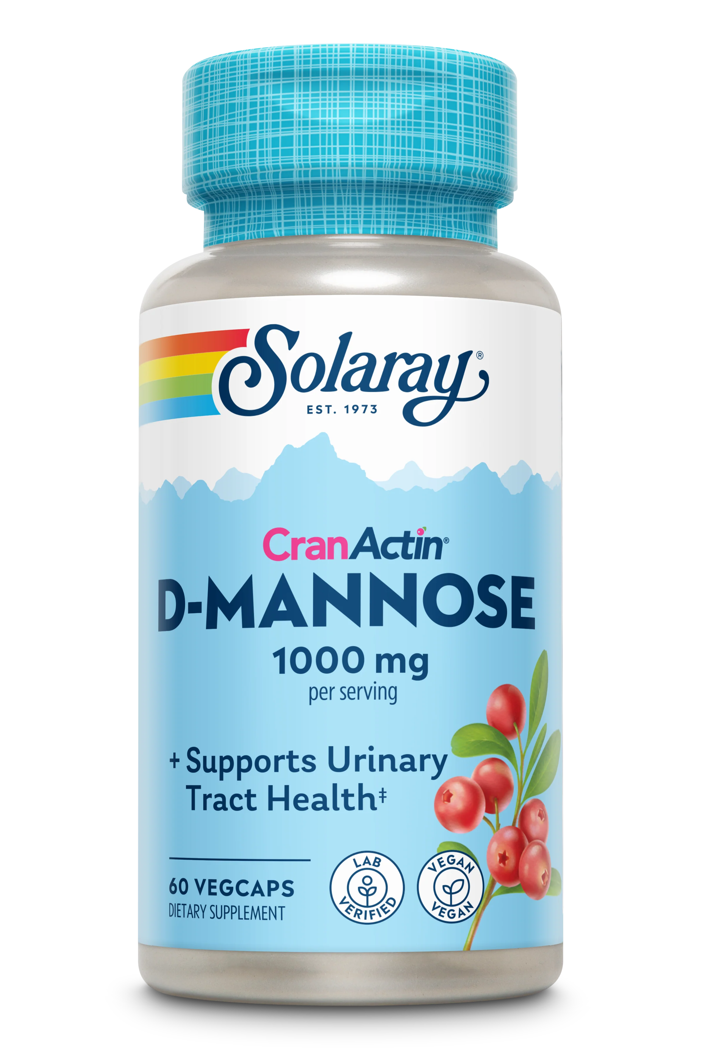 D-Mannose With Cranactin Cranberry Extract 1000mg