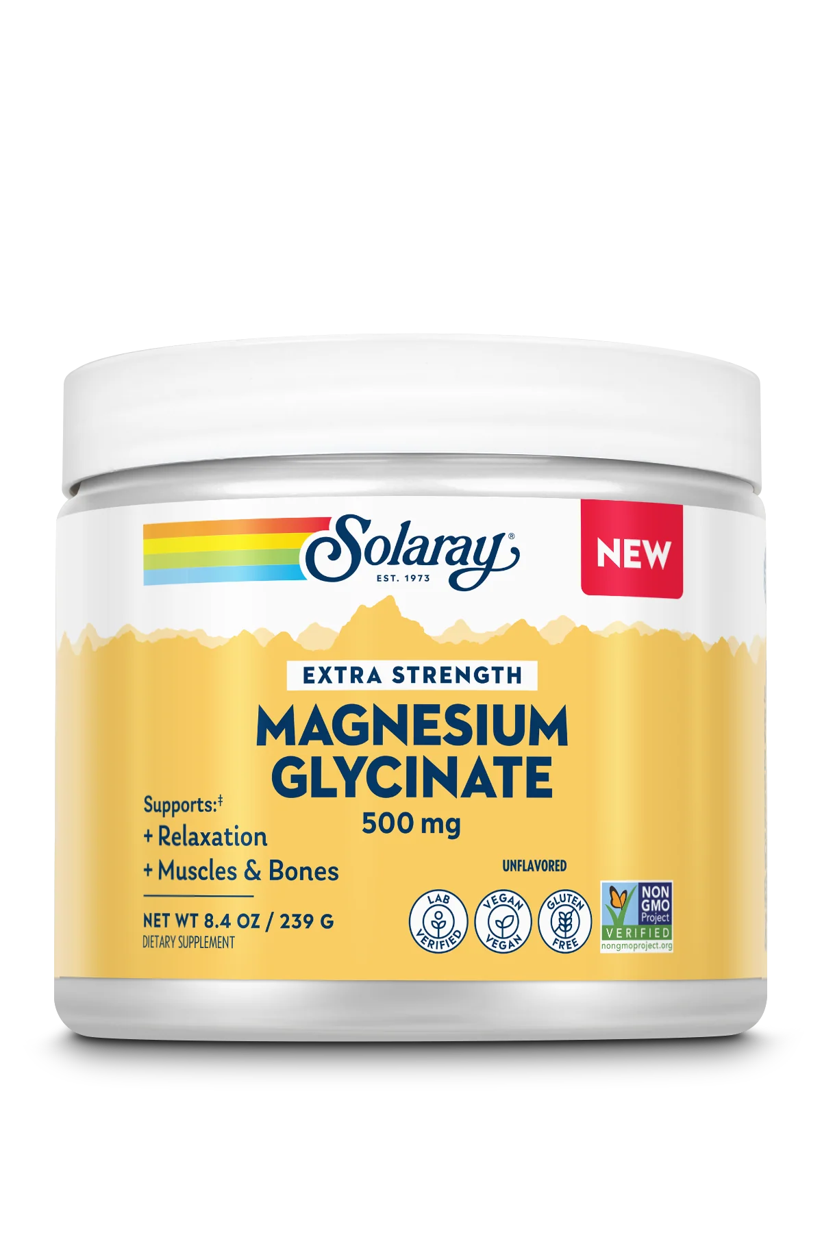 Extra-Strength Magnesium Glycinate Powder 500 mg