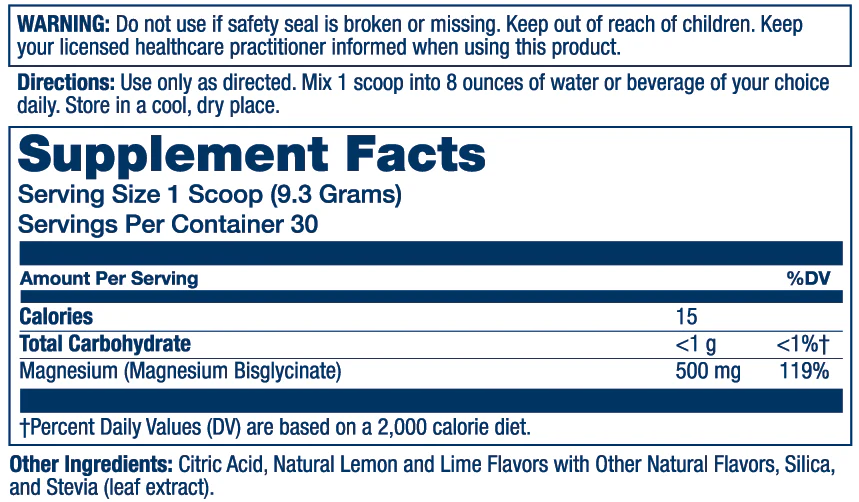 Extra-Strength Magnesium Glycinate Powder 500 mg - Image 4