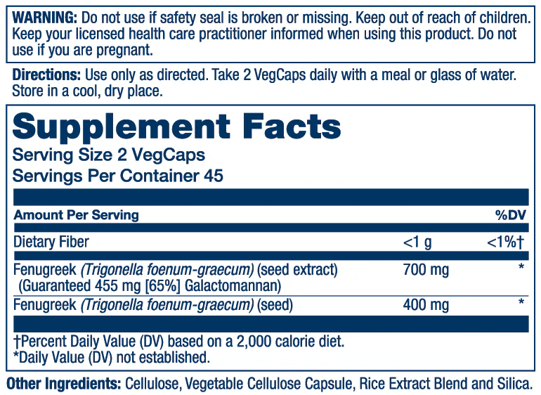 Fenugreek Seed Extract 700mg - Image 2