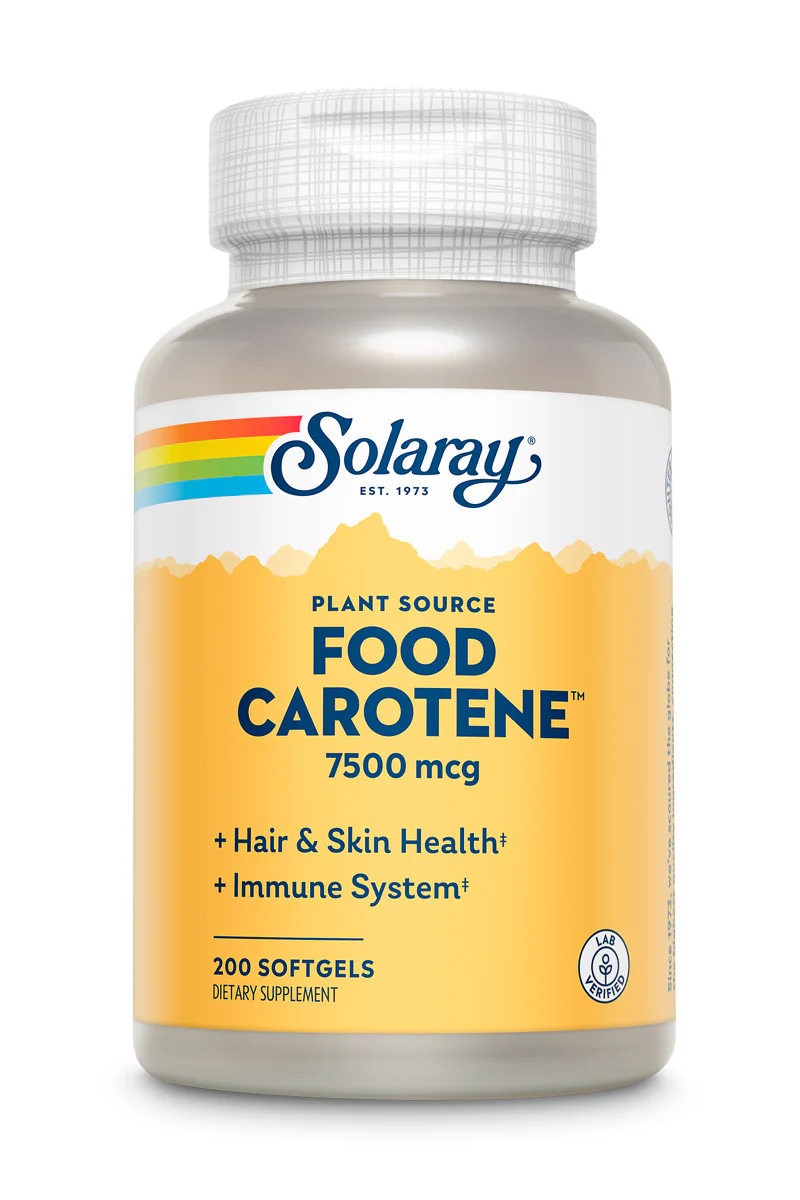 Food Carotene, Vitamin A As Beta Carotene 7500mcg - Image 3