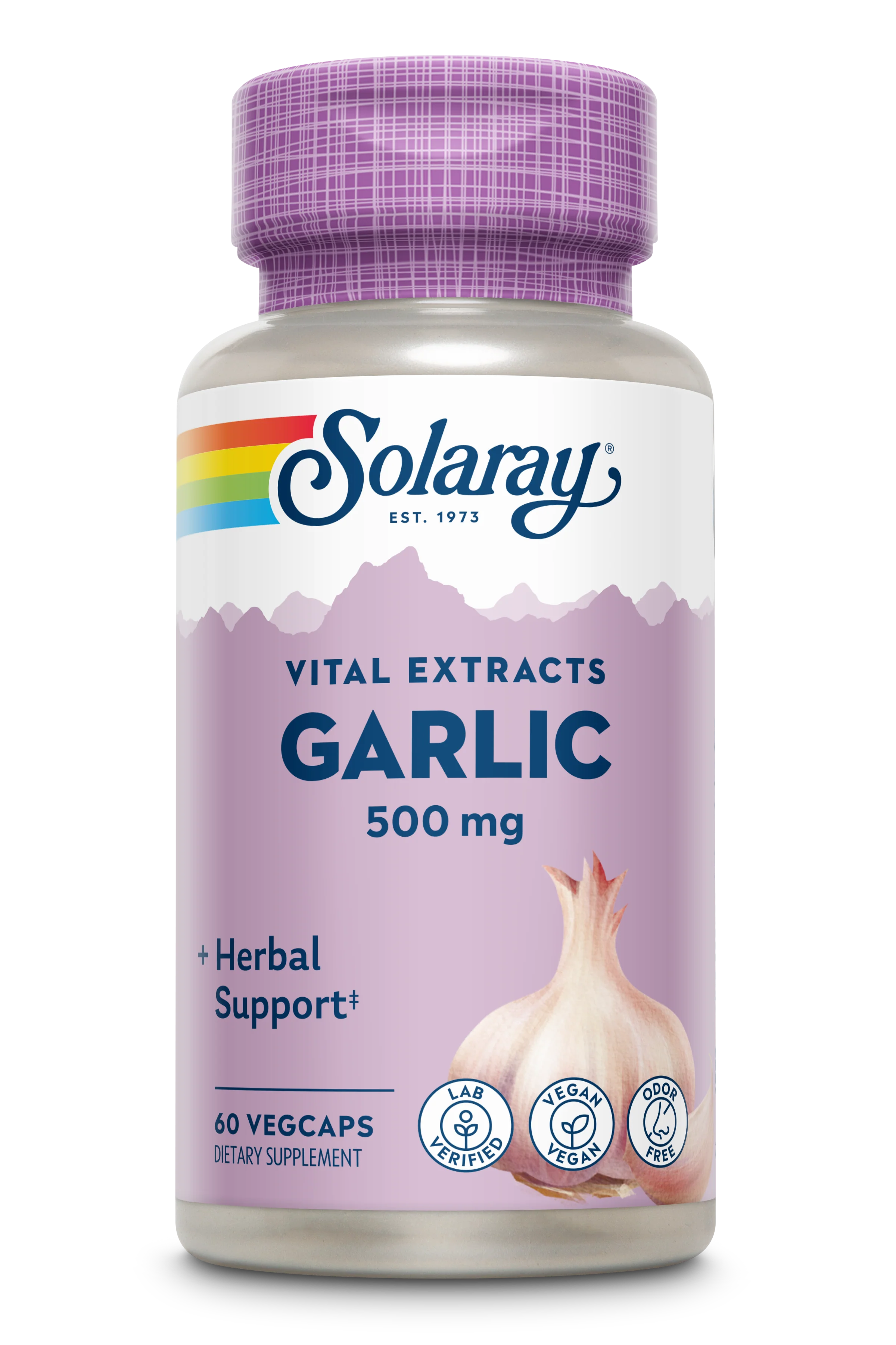 Garlic Bulb Extract, Odor-Free 500mg