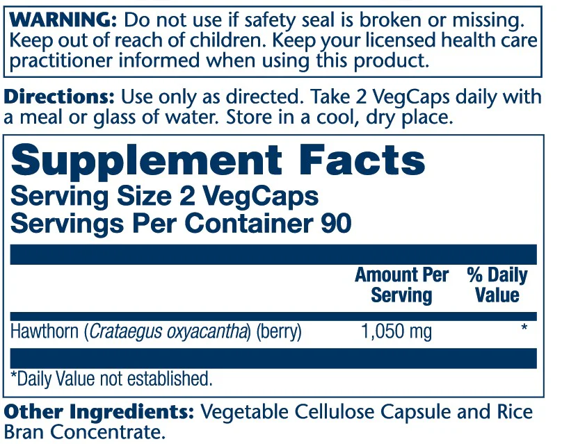 Hawthorn Berry 1050mg - Image 4