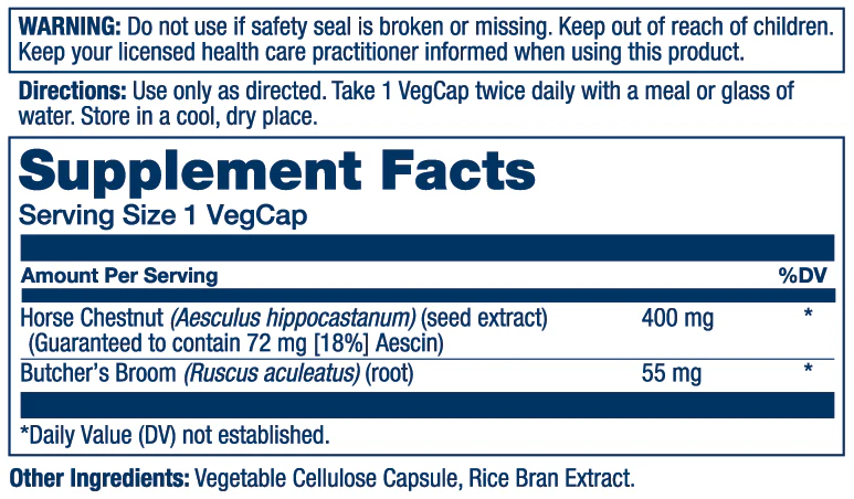 Horse Chestnut Seed Extract 400mg - Image 3