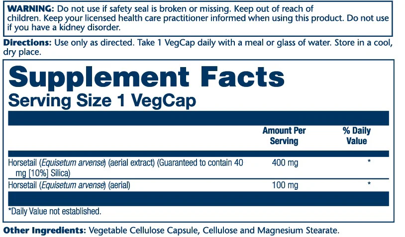 Horsetail Aerial Extract 400mg - Image 2