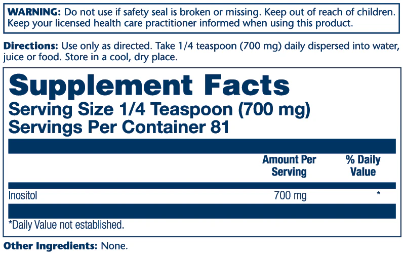 Inositol Powder 700mg - Image 3