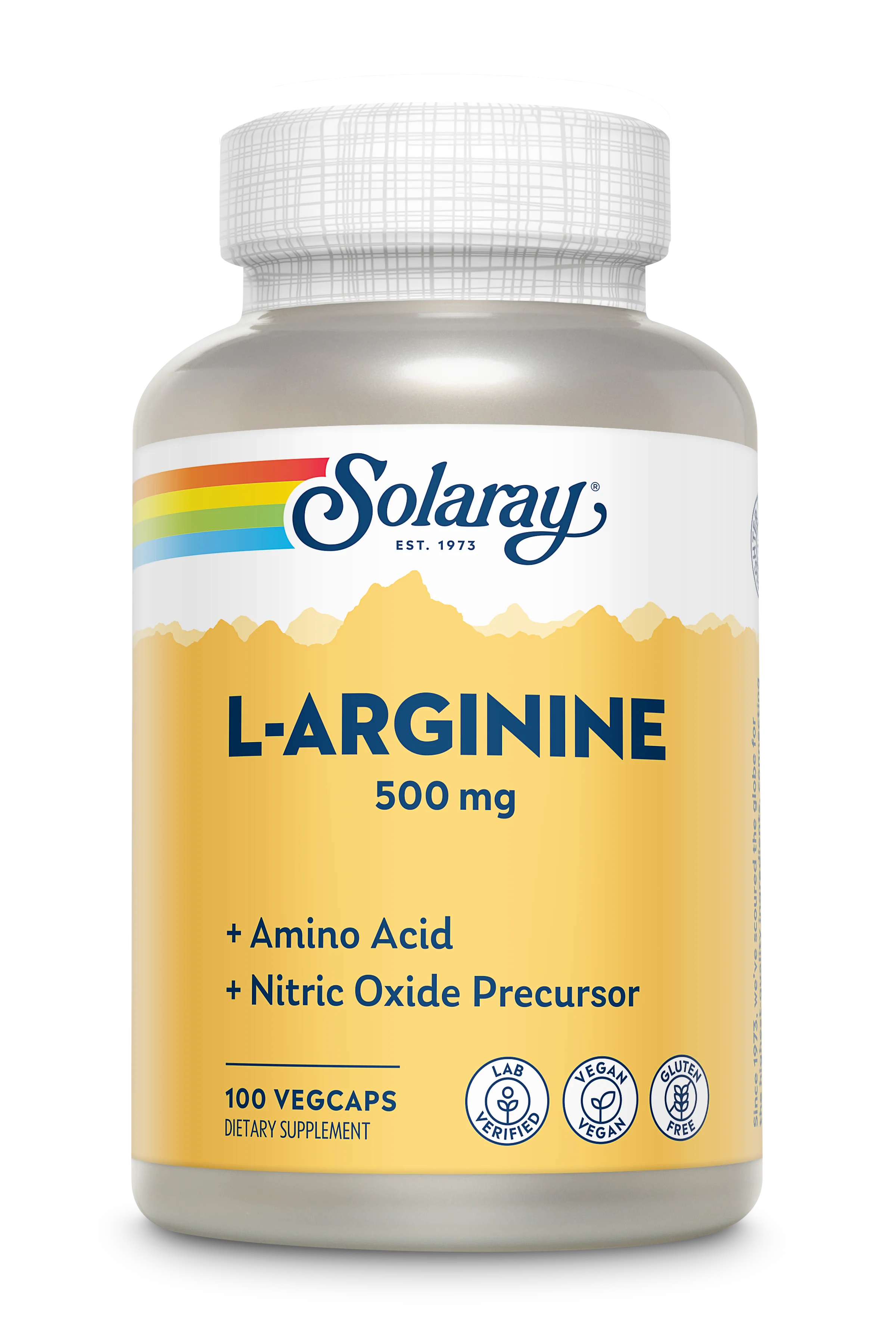 L-Arginine, Free Form 500mg