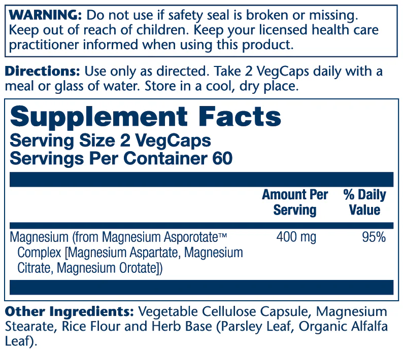 Magnesium Asporotate 400mg - Image 4
