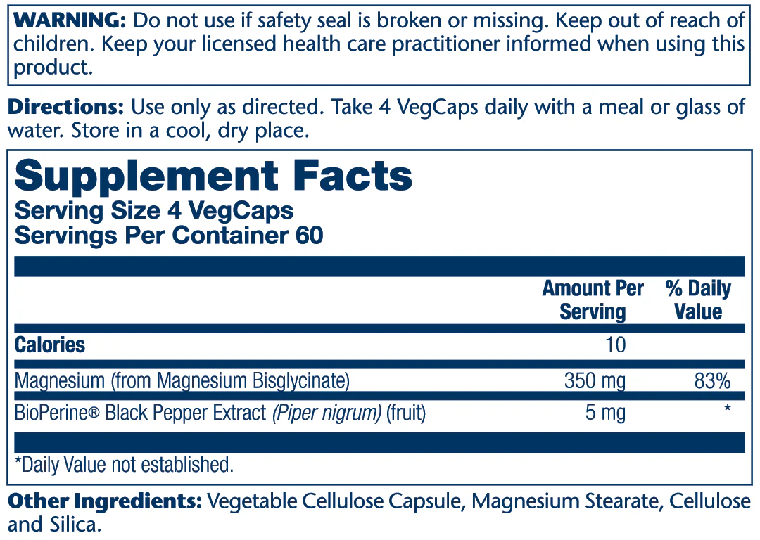 Magnesium Glycinate 350mg - Image 5