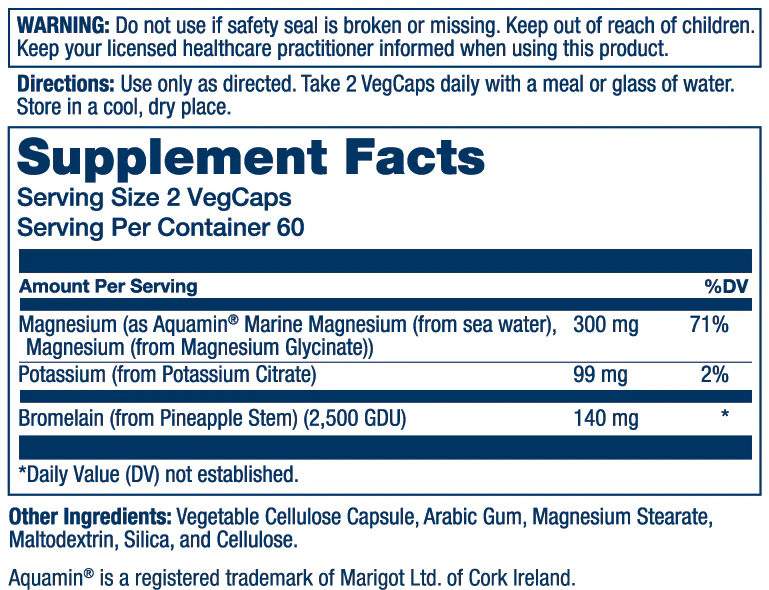 Magnesium & Potassium Asporotate w/ Bromelain - Image 4