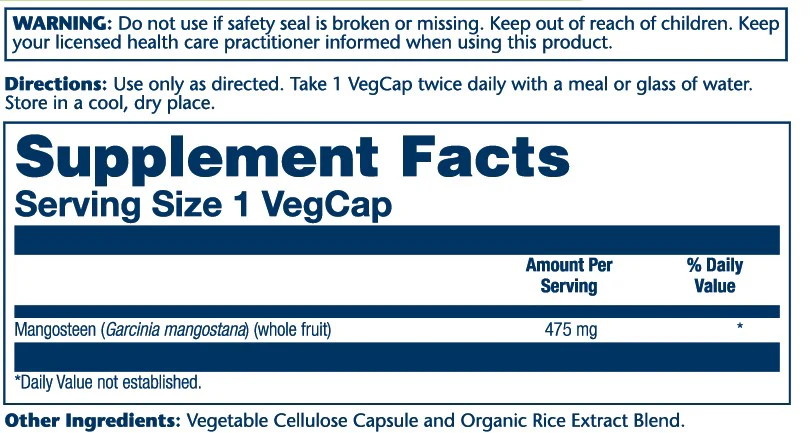 Mangosteen Fruit 475mg - Image 2