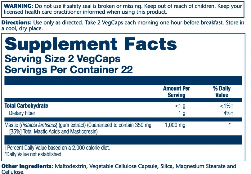 Mastic Gum Extract 1000mg - Image 2
