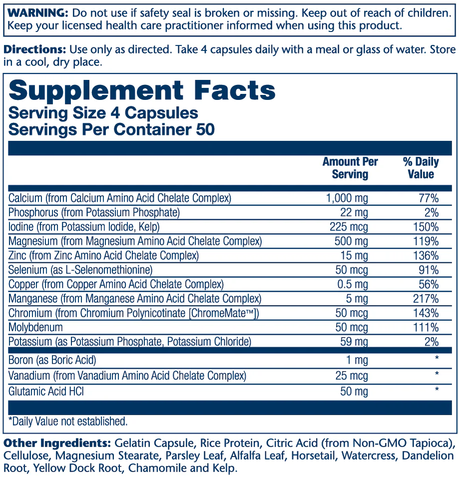 Mega Multi Mineral, Iron-Free - Image 4