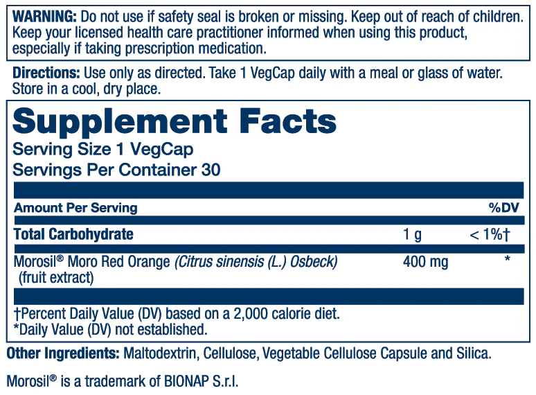 Moro Red Orange Extract Morosil - Image 3