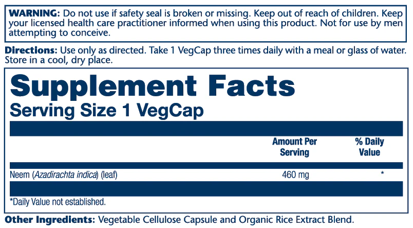 Neem Leaf 460mg - Image 2