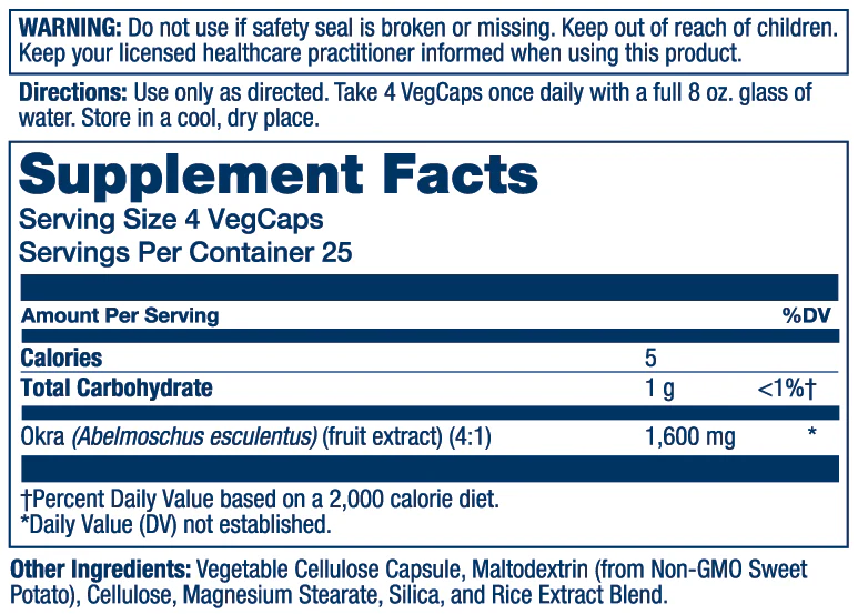 Okra Fruit 1600mg - Image 2