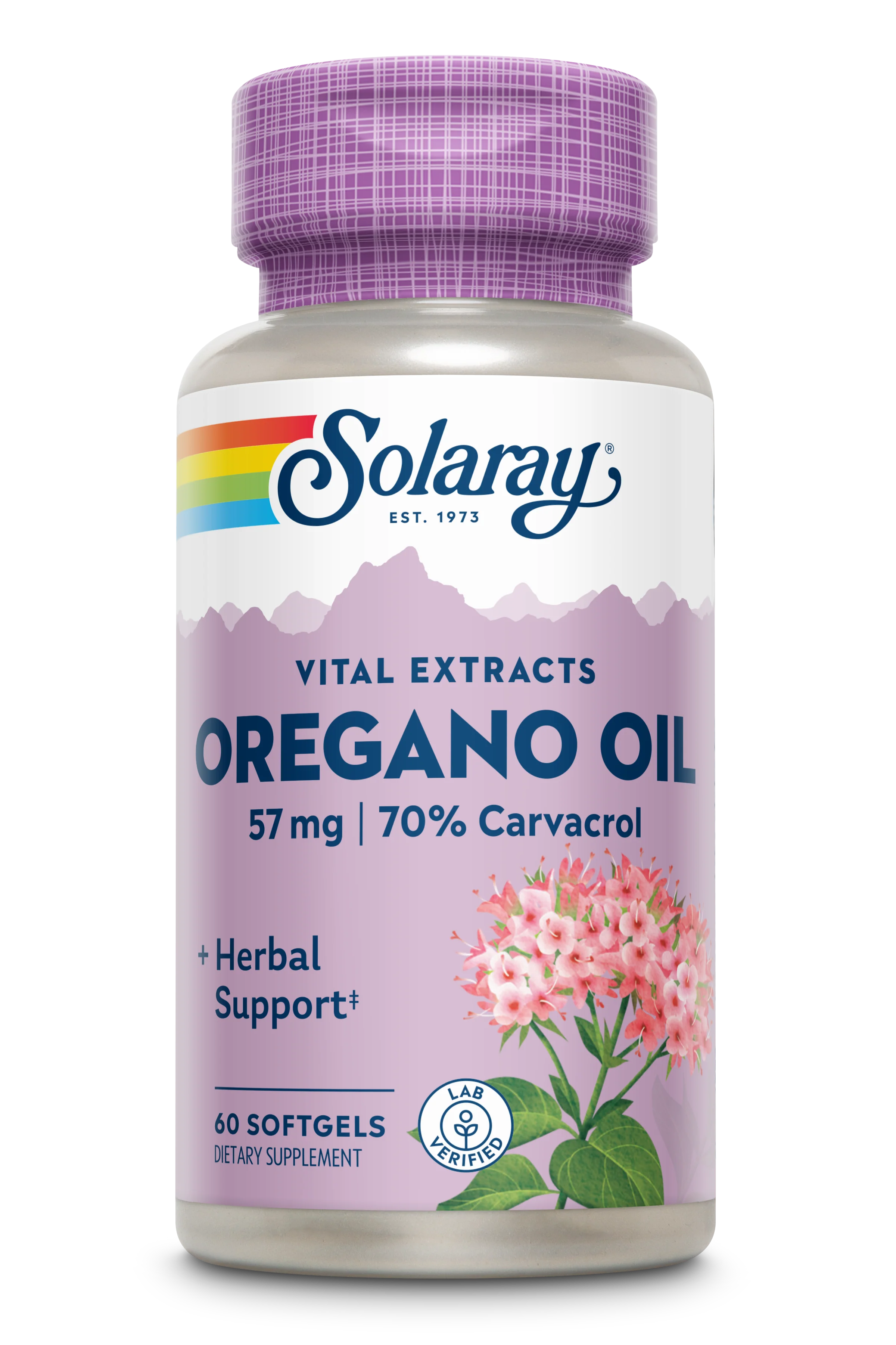 Oregano Oil 70% Carvacrol, 57mg