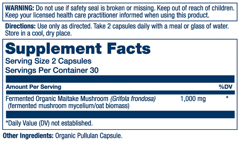 Org Grown Fermented Maitake - Image 2