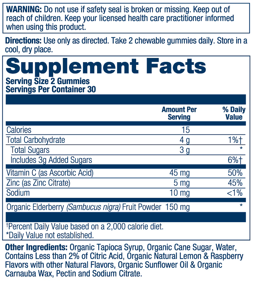 Organic Elderberry Gummies - Image 2