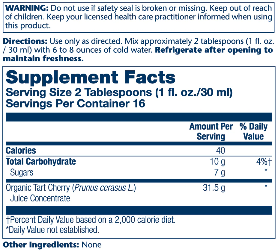 Organic Tart Cherry Juice - Image 2