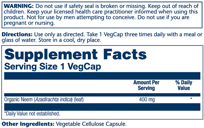 Neem Leaf 400mg - Image 2
