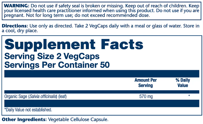 Sage Leaf 570mg - Image 2