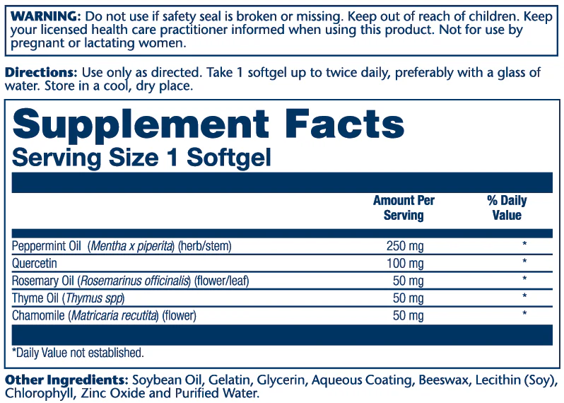Peppermint Oil, Enteric Coated - Image 2