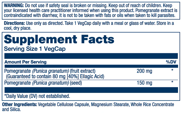 Pomegranate Fruit Extract 200mg - Image 2