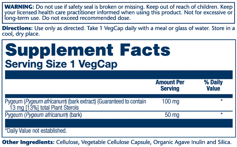 Pygeum Bark Extract, 100mg - Image 2