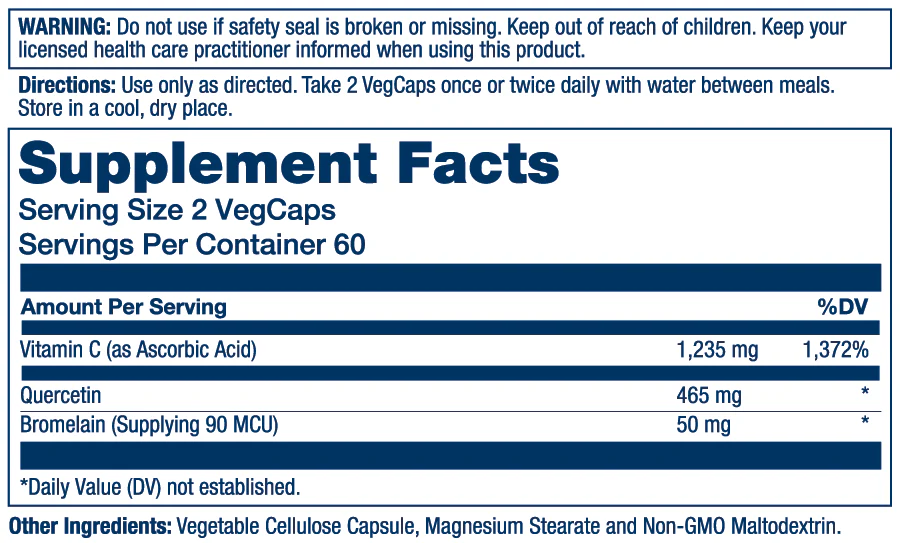 QBC Plex | Quercetin & Bromelain + Vitamin C - Image 4