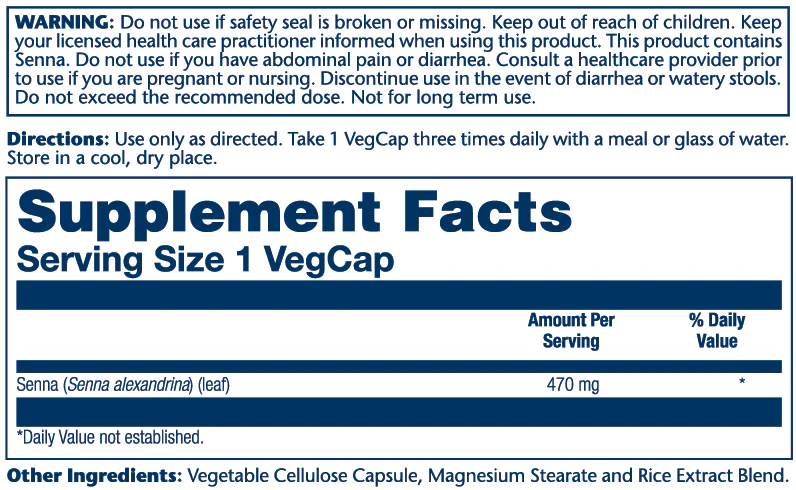 Senna Leaf 470mg - Image 2