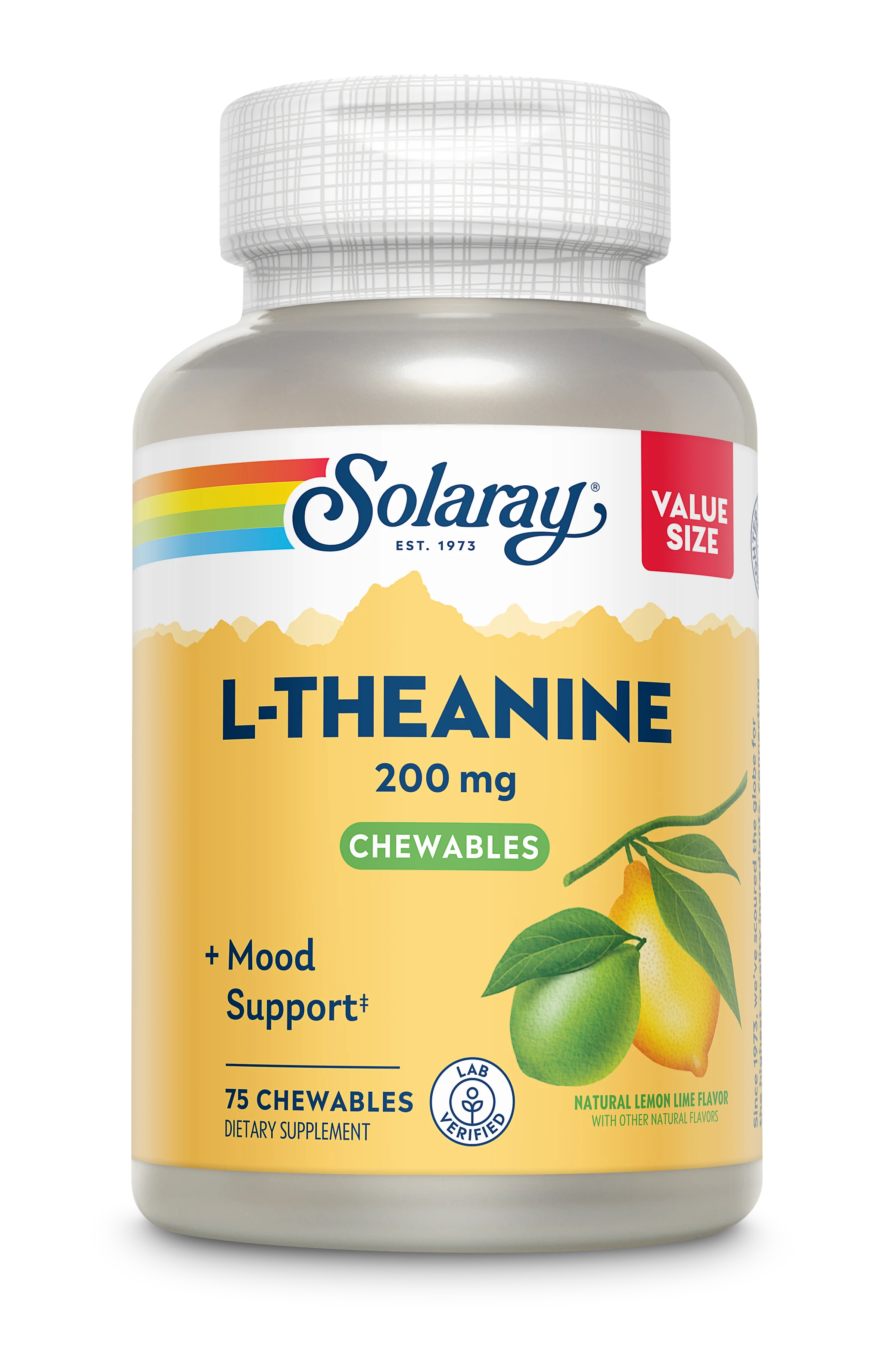Sugar-Free L-Theanine Chewable, Lemon-Lime Flavor - Image 3