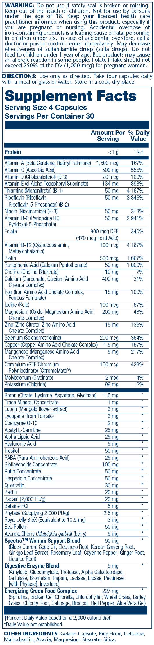 Spectro Woman Multivitamin - Image 2
