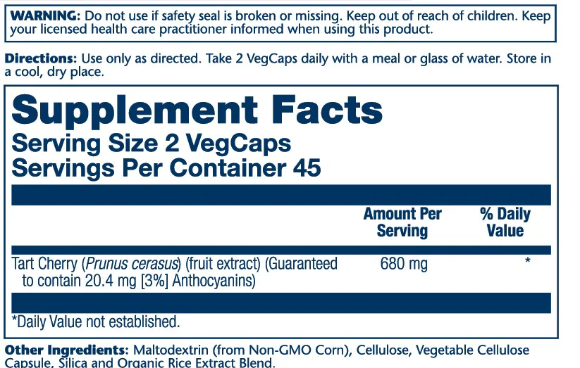 Triple Strength Tart Cherry Fruit Extract - Image 2