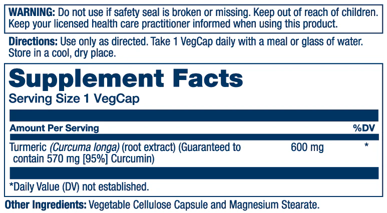 Turmeric Root Extract 600mg - Image 3