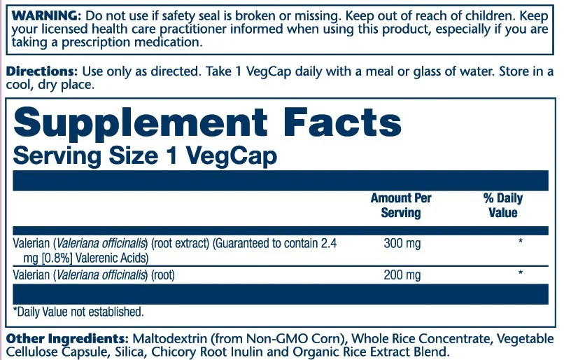 Valerian Root Extract 300mg - Image 2