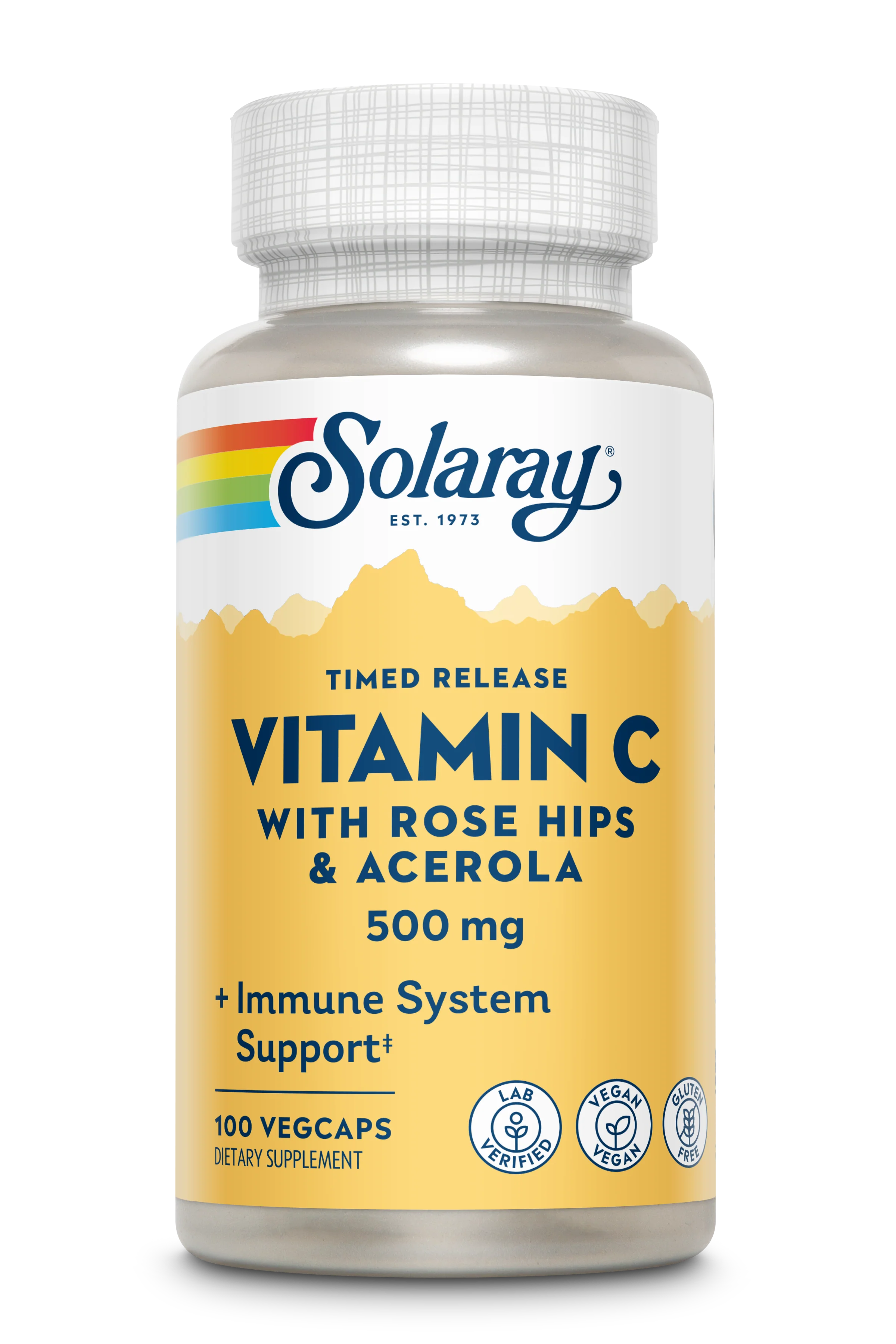 Vitamin C With Rose Hips & Acerola 500mg
