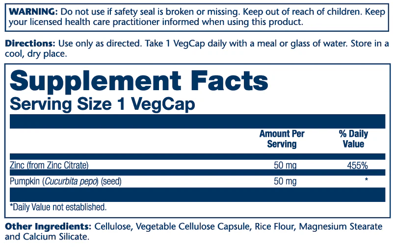 Zinc Citrate 50mg - Image 2